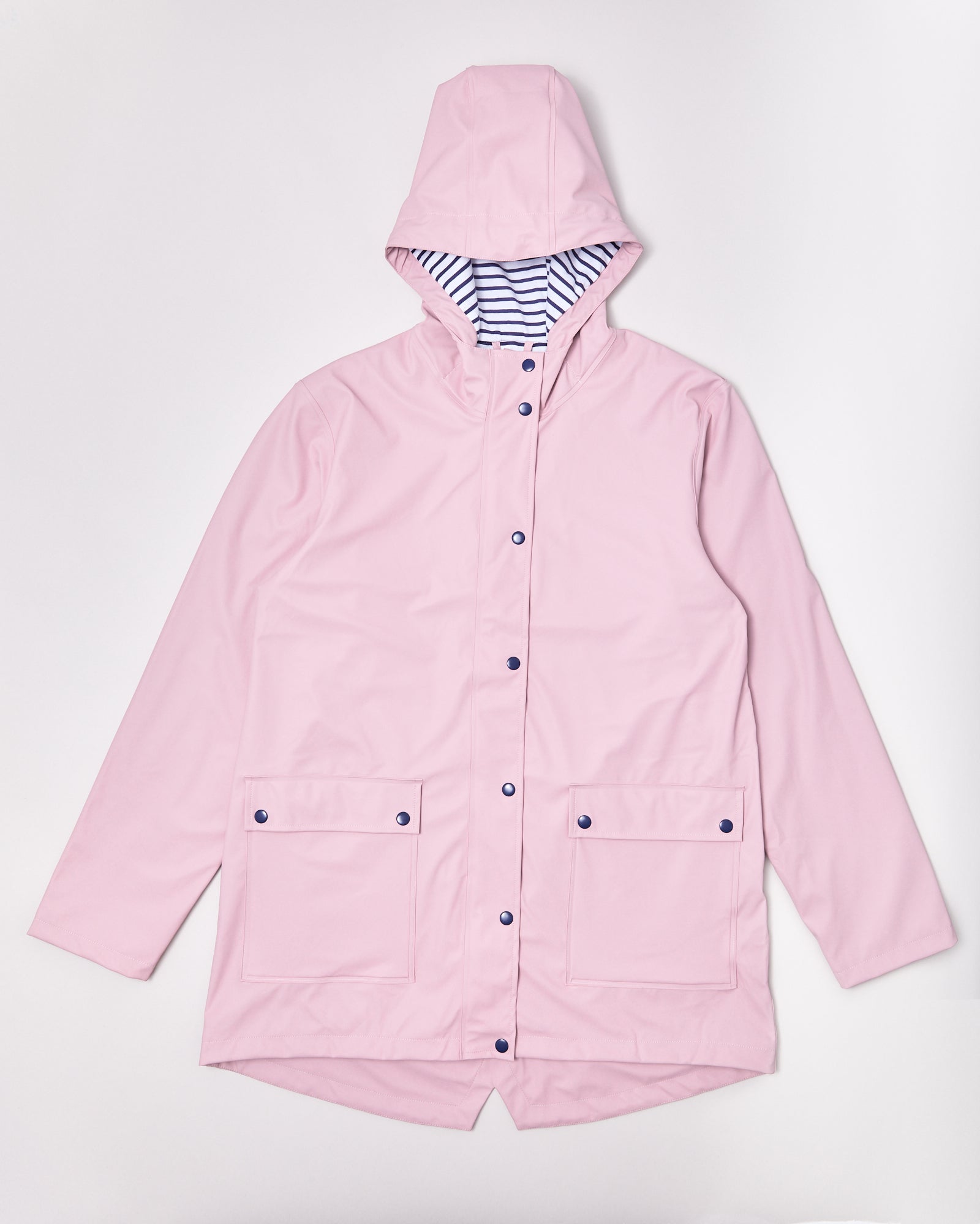Women's Stripy Sailor - Blush Pink - Rainkoat 2